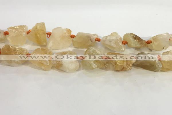 CNG3563 15.5 inches 18*20mm - 25*30mm nuggets rough citrine beads