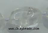 CNG357 15.5 inches 15*30mm - 25*48mm nuggets white crystal beads