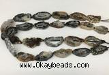 CNG3643 15.5 inches 22*30mm - 30*40mm freeform druzy agate beads