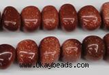 CNG43 15.5 inches 11*15mm nuggets goldstone gemstone beads