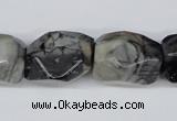 CNG47 15.5 inches 18*20mm faceted nuggets jasper gemstone beads