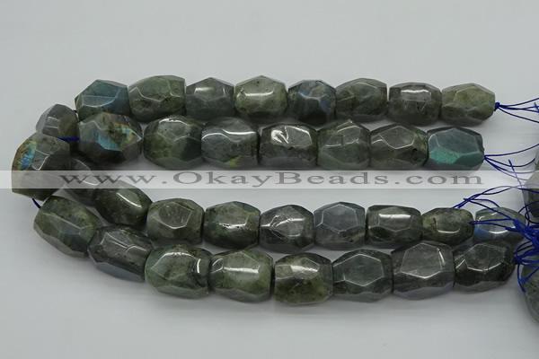 CNG5009 15.5 inches 15*20mm - 18*25mm faceted nuggets labradorite beads