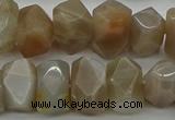 CNG5054 15.5 inches 10*14mm - 12*16mm faceted nuggets moonstone beads