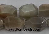 CNG5089 15.5 inches 13*18mm - 15*25mm faceted nuggets sunstone beads