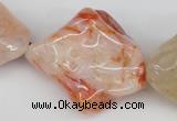 CNG51 15.5 inches 25*35mm nuggets agate gemstone beads