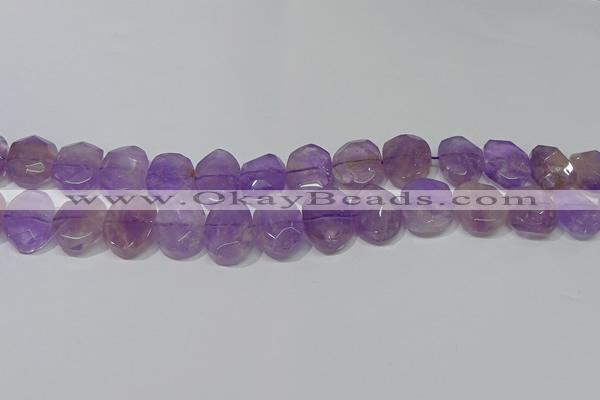 CNG5131 15.5 inches 15*18mm - 15*20mm faceted freeform ametrine beads