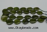 CNG5167 15.5 inches 16*22mm - 30*35mm freeform green gemstone beads