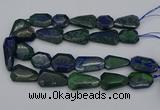 CNG5257 15.5 inches 20*25mm - 25*40mm faceted freeform chrysocolla beads