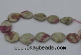 CNG5312 15.5 inches 20*30mm - 35*45mm freeform tourmaline beads