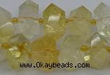 CNG5327 15.5 inches 12*16mm - 15*20mm faceted nuggets citrine beads