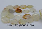 CNG5363 15.5 inches 20*30mm - 35*45mm faceted freeform agate beads