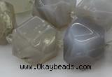 CNG5391 15.5 inches 10*14mm - 20*25mm faceted nuggets agate beads