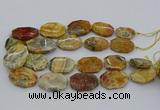 CNG5423 20*30mm - 35*45mm faceted freeform crazy lace agate beads