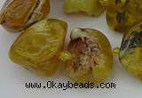 CNG5429 8*12mm - 16*20mm nuggets yellow opal beads wholesale