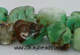 CNG5433 10*14mm - 20*30mm nuggets Australia chrysoprase beads