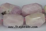 CNG5446 15.5 inches 12*16mm - 15*25mm faceted nuggets kunzite beads