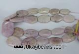 CNG5448 15.5 inches 20*30mm - 35*45mm faceted freeform kunzite beads