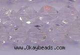 CNG5472 15.5 inches 8mm faceted nuggets white crystal beads