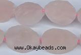 CNG5560 15.5 inches 12*16mm - 18*22mm freeform rose quartz beads