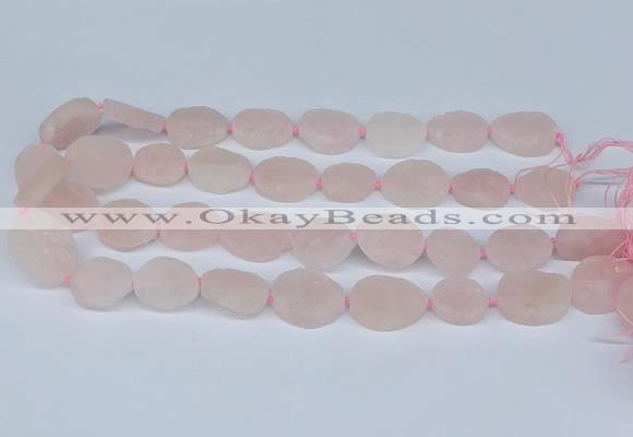 CNG5560 15.5 inches 12*16mm - 18*22mm freeform rose quartz beads