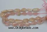 CNG5590 15.5 inches 15*20mm - 22*30mm faceted freeform morganite beads