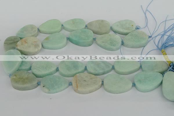 CNG5702 15.5 inches 22*30mm - 28*35mm freeform amazonite beads