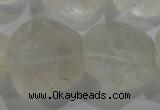 CNG573 15.5 inches 16*18mm nuggets white crystal beads