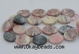 CNG5747 15.5 inches 25*35mm - 30*40mm freeform pink opal beads