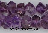 CNG5780 10*14mm - 12*16mm faceted nuggets amethyst beads