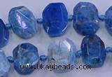 CNG5788 10*14mm - 12*16mm faceted freeform apatite beads