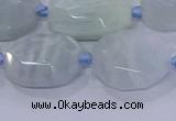 CNG5809 15.5 inches 10*14mm - 12*16mm faceted freeform aquamarine beads