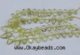 CNG5826 15.5 inches 8*18mm - 13*30mm freeform lemon quartz beads