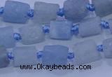 CNG5900 15.5 inches 4*6mm - 6*10mm nuggets rough aquamarine beads