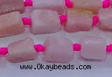 CNG5913 15.5 inches 4*6mm - 6*10mm nuggets rough pink opal beads