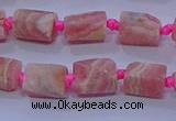 CNG5914 15.5 inches 4*6mm - 6*10mm nuggets rough rhodochrosite beads