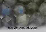 CNG6038 15.5 inches 12mm faceted nuggets labradorite beads