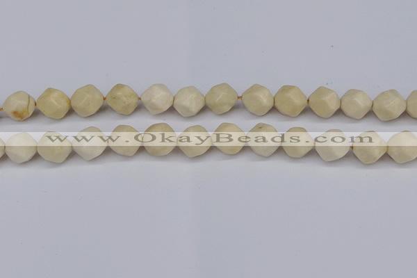 CNG6122 15.5 inches 8mm faceted nuggets jasper beads