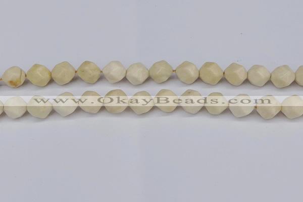 CNG6196 15.5 inches 10mm faceted nuggets jasper beads