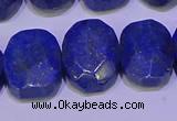 CNG6315 15.5 inches 13*18mm - 15*20mm faceted freeform lapis lazuli beads