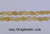 CNG6355 15.5 inches 14*18mm - 16*22mm freeform matte citrine beads