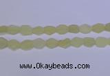 CNG6356 15.5 inches 14*18mm - 16*22mm freeform matte lemon quartz beads