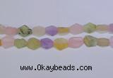 CNG6363 15.5 inches 14*18mm - 16*22mm freeform matte mixed quartz beads