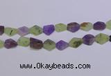 CNG6365 15.5 inches 14*18mm - 16*22mm freeform matte mixed quartz beads