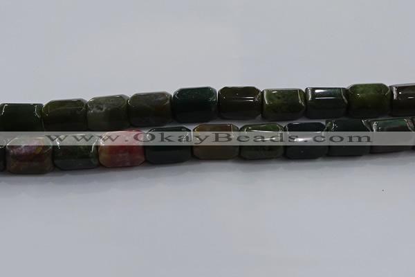 CNG6412 15.5 inches 15*20mm faceted nuggets moss agate beads