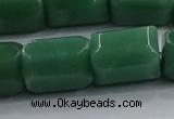 CNG6415 15.5 inches 15*20mm faceted nuggets green aventurine beads