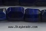 CNG6431 15.5 inches 15*20mm faceted nuggets lapis lazuli beads