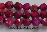 CNG6534 15.5 inches 6mm faceted nuggets red tiger eye beads