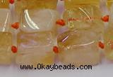 CNG6804 15.5 inches 8*12mm - 10*16mm nuggets citrine beads