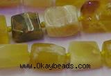 CNG6812 15.5 inches 5*8mm - 8*12mm nuggets yellow opal beads