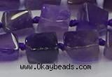 CNG6818 15.5 inches 5*8mm - 8*12mm nuggets amethyst beads